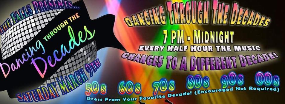 Dancing Through The Decades at The Falls, Mar&nbsp;9