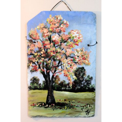 AutumnMapleTreeOnSlate